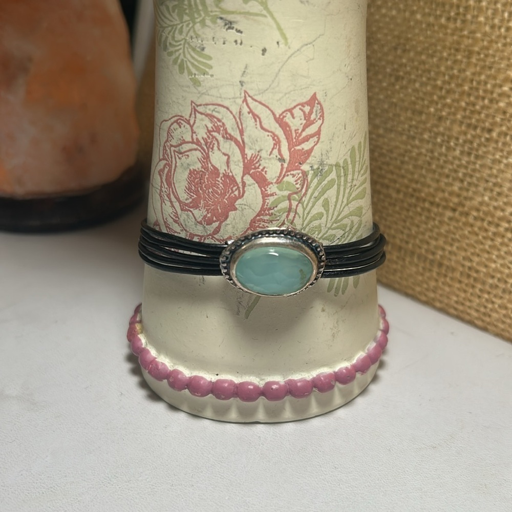 Sterling Blue Larimar Bracelet